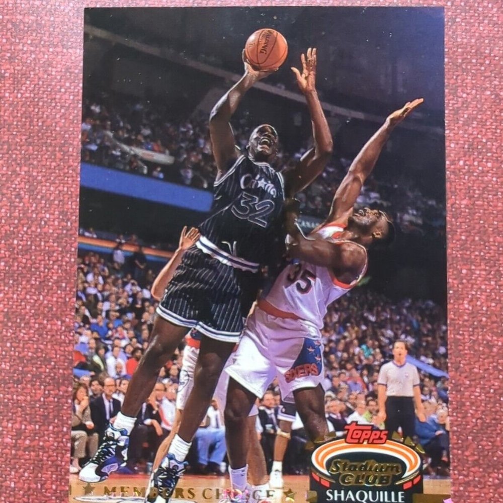 1992-93 Topps Stadium Club Members Choice Shaquille O'Neal Rookie Card #201 RC